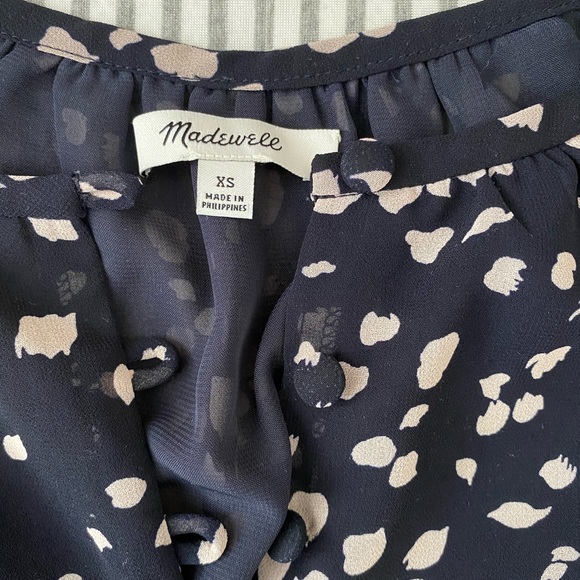 Madewell Memento Ruffle-Sleeve Top - Picture 7 of 10